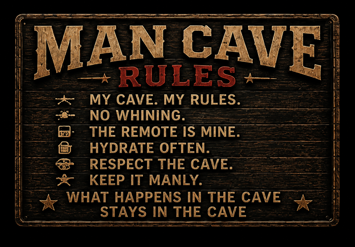 Man Cave Rules
